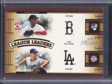 2005 Playoff Prestige Pedro Martinez Kevin Brown / Randy Johnson Roger Clemens