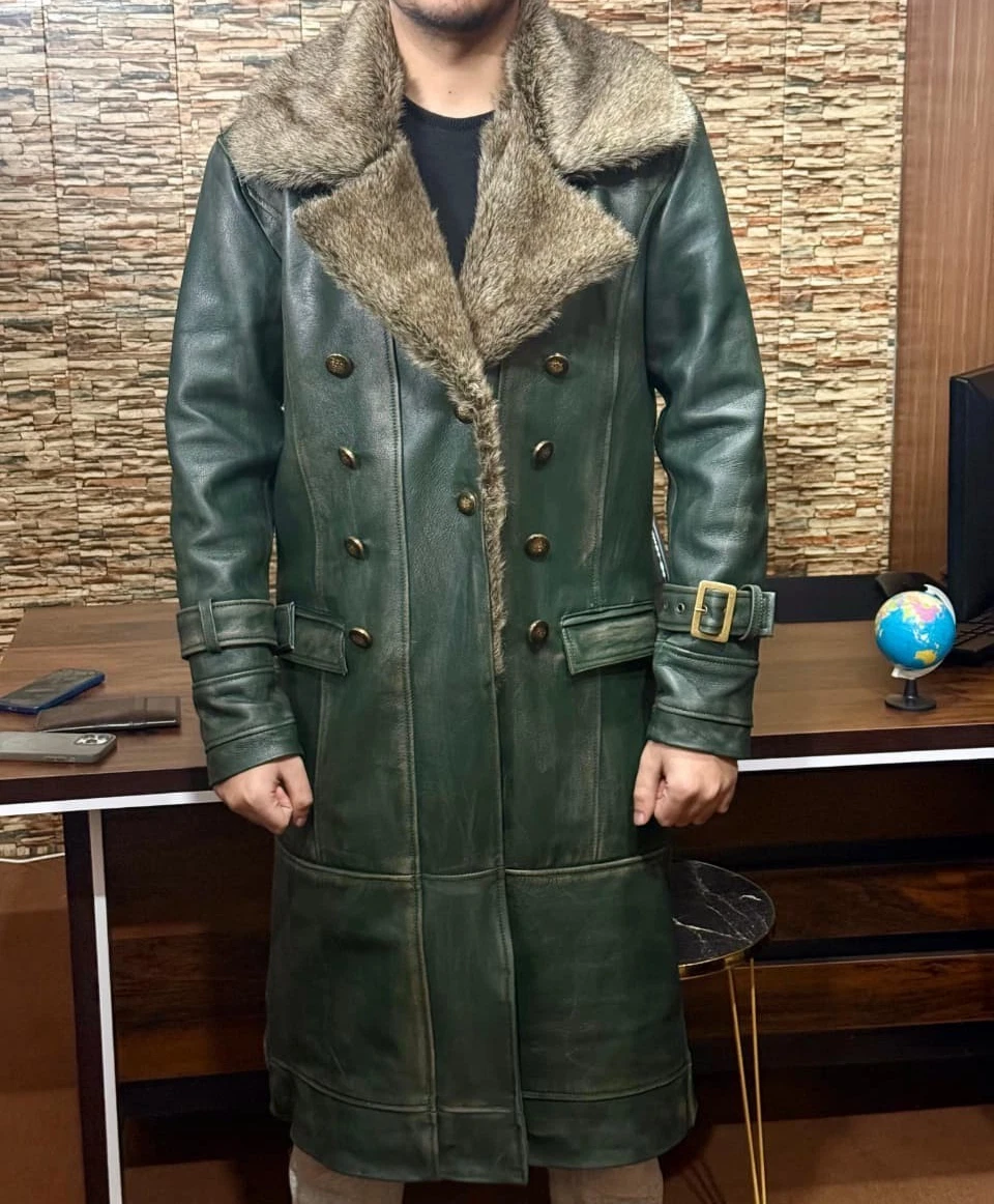 25+ Green Leather Coats, Jackets & Vests for Men for sale