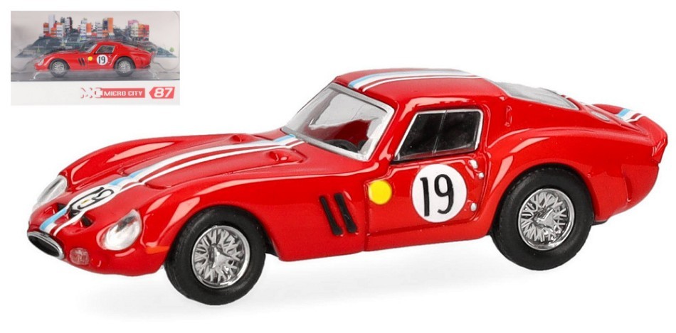 Modellino auto scala 1:87 Herpa FERRARI 250 GTO racing modellismo collezione