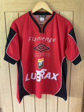 Vintage Umbro Flamengo 1997-1998 Trainingsshirt Size Medium