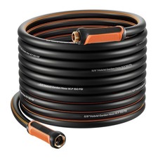 Garden Hose, 75 ft 5/8" Heavy Duty 4-Layer Rubber Water Hose, 150PSI Working  6