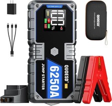 Heavy Duty Truck Battery Booster Pack Jump Starter Box Portable 6250amps Power