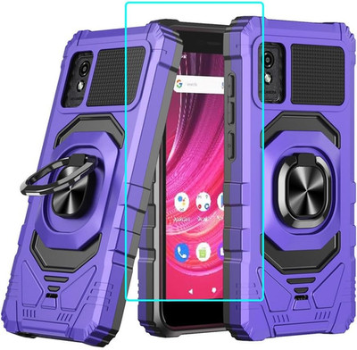 For BLU Studio Mini 2023 Case with 1 Pack Screen Protector,Dual Layer Hybrid Hea
