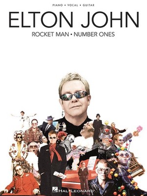 Elton John Rocket Man Number Ones for Piano Vocal Guitar Sheet Music Songs Book