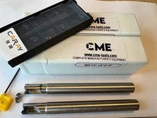 2pcs 1/2” x5” 90 degree indexable end mill Extra 10 JDMT070208 Inserts 506-JD12