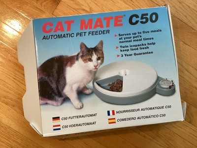 Cat Mate C50 Automatic pet feeder used one ice pack