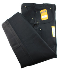CARHARTT Men's Size 40 x 34 Loose Fit Double Knee Black Duck Utility Work Pants