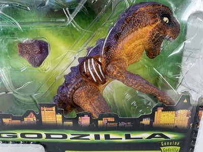 1998 Trendmasters Godzilla The Movie Baby X W/Battle Damage Action