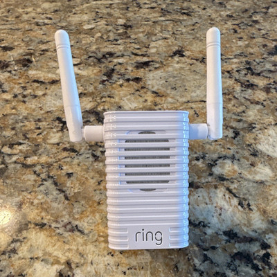 Ring Chime Pro White Wi Fi Extender Smart Notification Device, Alexa Compatible