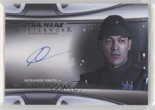 2021 Star Wars Masterwork Alexander Wraith Imperial Freighter Pilot Auto 1cc7