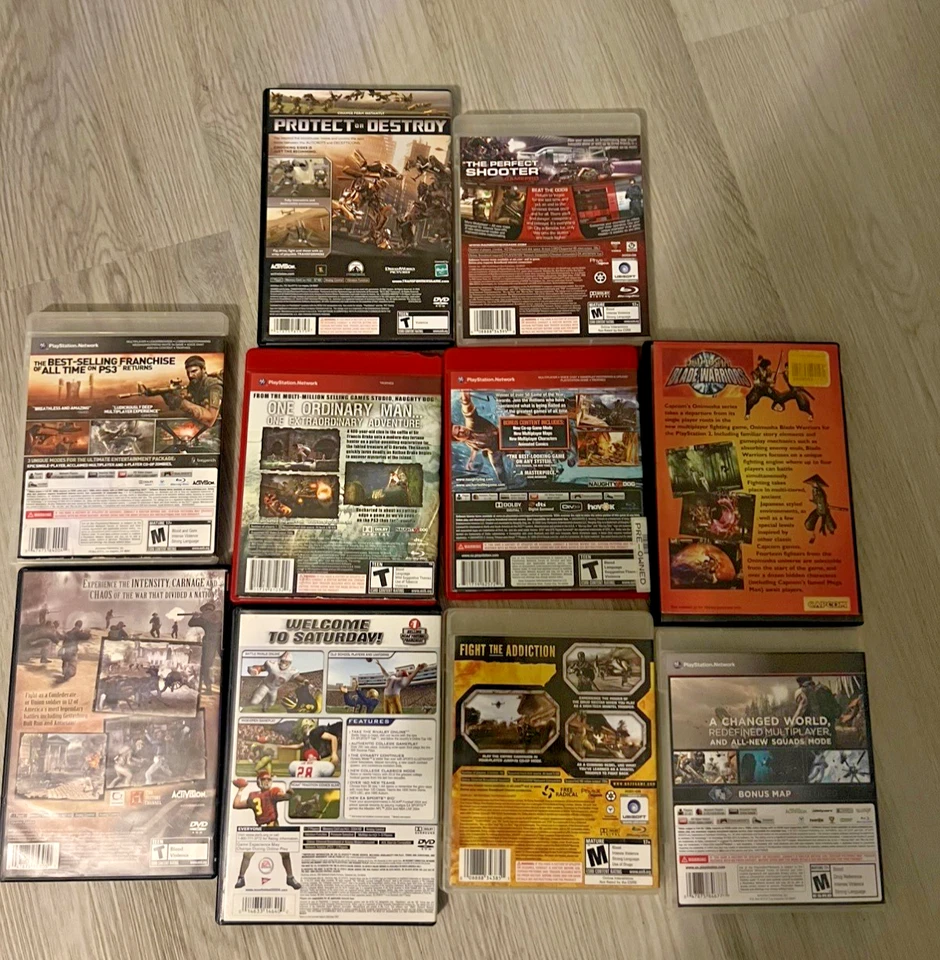 Ps2 Ps3 Games Bulk (Lot of 10) Bundle Transformers, Blade Warriors ETC - Image 2 of 4