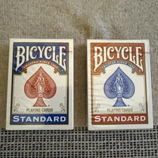 (2 Decks) Bicycle Standard Playing Cards Red/Blue [New & Sealed]