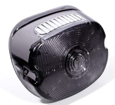 WTMT GMBH (ORIGINAL OE) Fanale posteriore a LED piatto fumo scuro per Harley Sportster Dyna Fat Boy E Glide