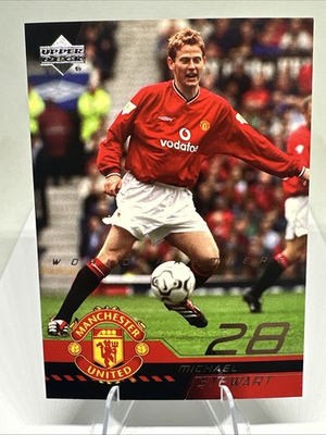 #ad 2001 Upper Deck Manchester United MICHAEL STEWART Nr Mint $2.00