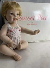Danbury Mint "Sweet Pea", By Elke Hutchens, Porcelain Doll