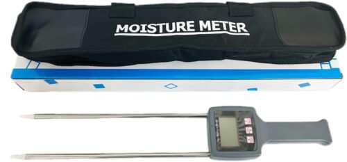 Hay Moisture Content Meter Tester 0-80% LCD for Alfalfa Pasture Knots Straw Etc - Picture 11 of 16
