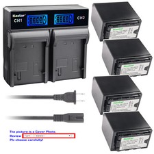 Kastar Battery LCD Rapid Charger for Panasonic VW-VBD58 VW-VBD78 VW-VBD98