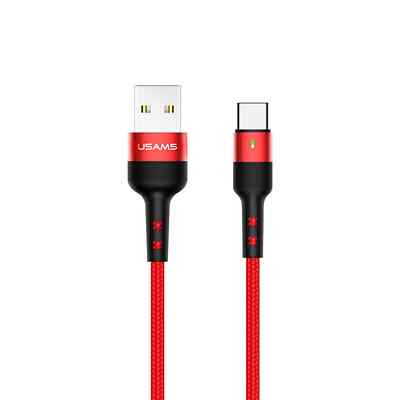 Type-C USB 3 ft/1 m Braided Charging Data Cable Red for Android Samsung LG