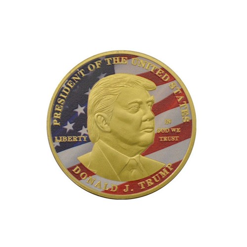 1PCS Donald Trump EAGLE Inaugural Commemorative Coin Gold Plated ...