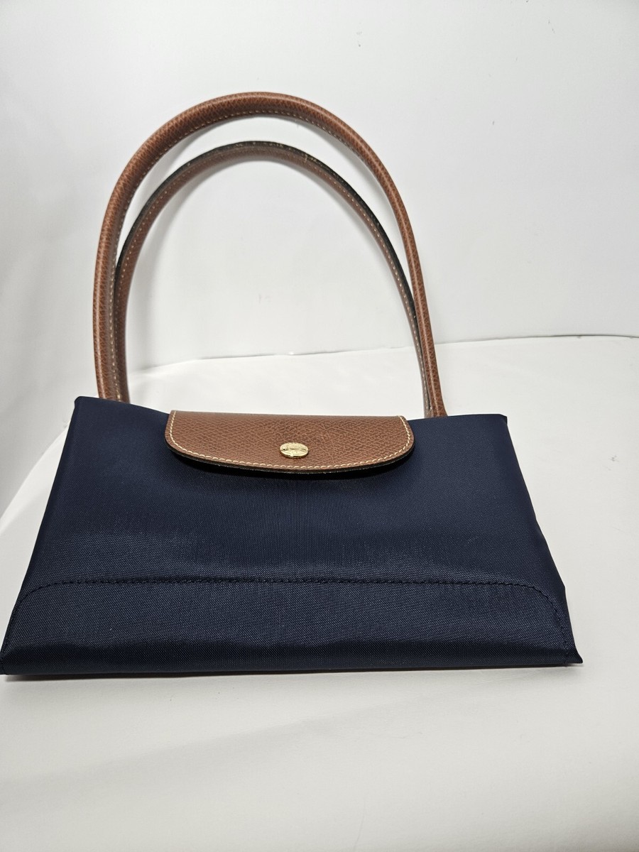 Longchamp Navy Tote Le Pliage Original Fold Up Shoulder Bag | eBay