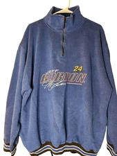 Jeff Gordon Vintage 1990's Chase Authentics Sweater Pullover 1/4 zip XL