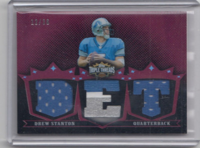 2007 Topps Triple Threads Relic Red #TTR25 Drew Stanton 12/36