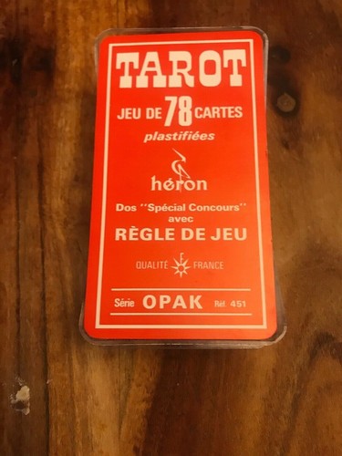 Jeu De Tarot Héron, Cartes et Notice ET BOITIER, Vintage