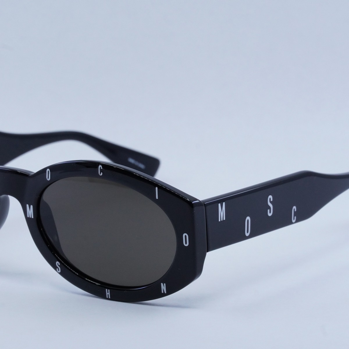 MOSCHINO MOS141/S 0807 IR Black/Grey 55-22-140 Sunglasses New