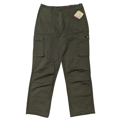 New Vintage Bugle Boy Cargo Pants Mens 34x34 (34x33) Green 90s Y2k Skater NWT