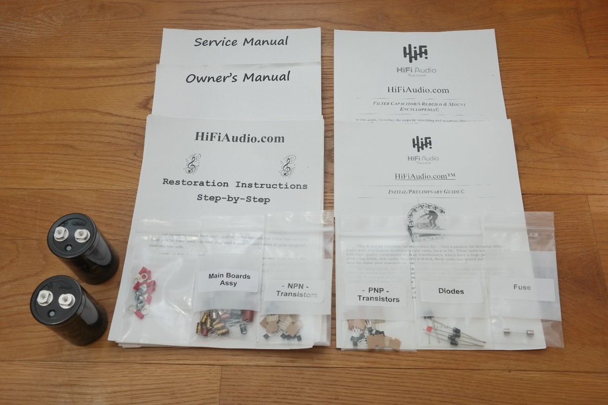 QUAD 405-2 amplifier rebuild restoration recap upgrade kit repair