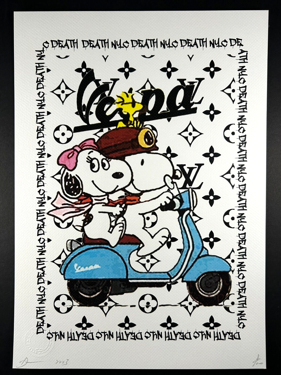 DEATH NIC ポップアート サイン入り DEATH NYC 45x32cm Ltd Ed Signed Graffiti Pop Art Print 