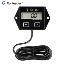 Digital Hour Meter Tachometer Maintenance Reminder User Shutdown For Lawn Mower