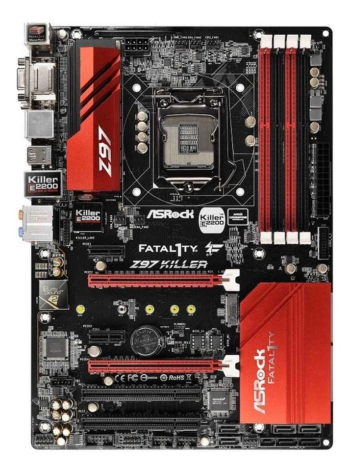 ASRock Fatal1ty Z97 Killer Intel Z97 Mainboard ATX Sockel 1150 #110767