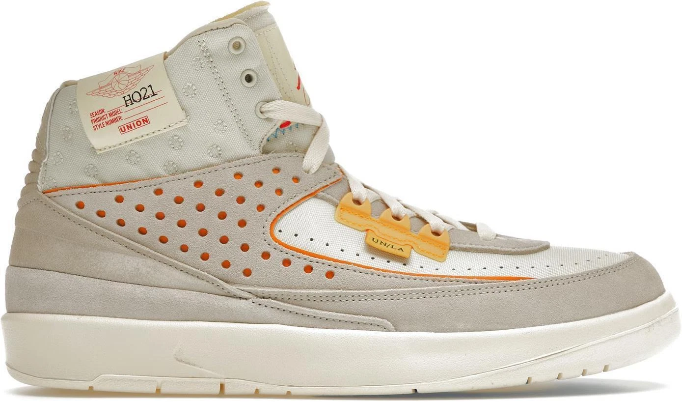 UOMO taglia 9 Jordan 2 Union LA rattan NUOVO CON SCATOLA