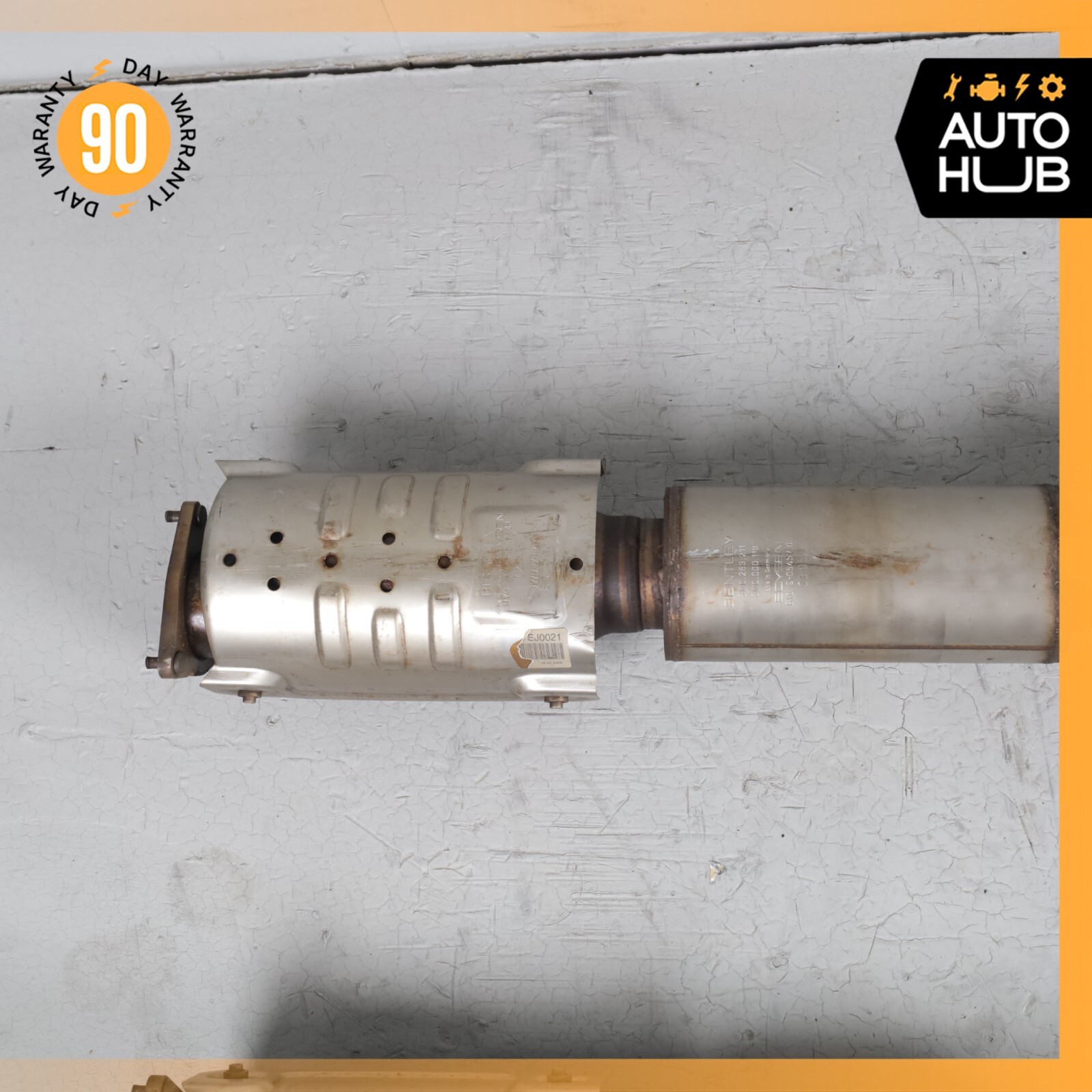 Bentley Continental GT 6.0L Middle Exhaust Downpipe Left & Right Side OEM 73k