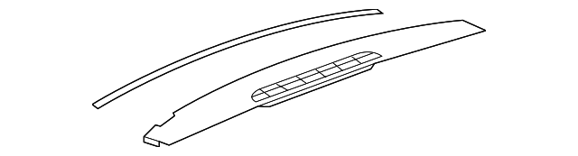 Genuine GM Cocoa Instrument Panel Extension Trim Panel 23224736 | eBay 
