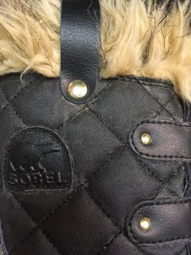 Sorel Joan of Arctic Mid Calf Insulated Waterproof Winter Boots, Black, 6.5 - Picture 5 of 7