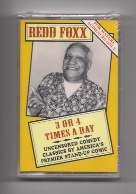 REDD FOXX - 3 or 4 times a day SEALED cassette - Comedy