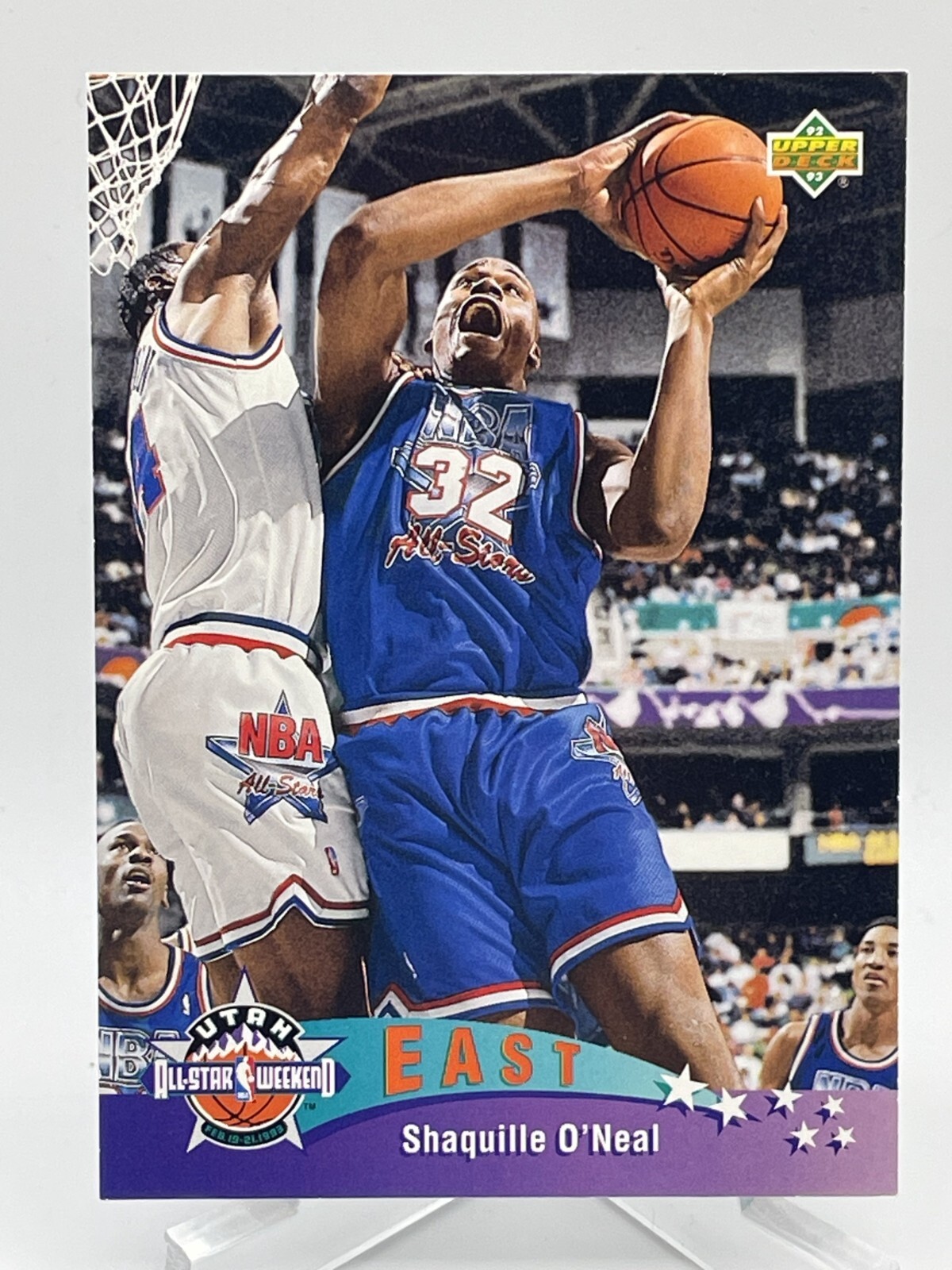 Shaquille O'Neal 1992-93 Upper Deck All-Star #424 Rookie Card RC F9 6