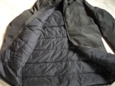 Lands end Winterjacke 3/4 100% Gänsdaunn--gr. M Parker  + Kapuze