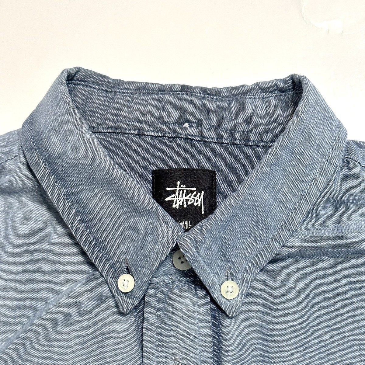 トップス stussy denim shirts Stussy Mens Denim Zip Up Work Shirt 'Indigo' – Extra Butter