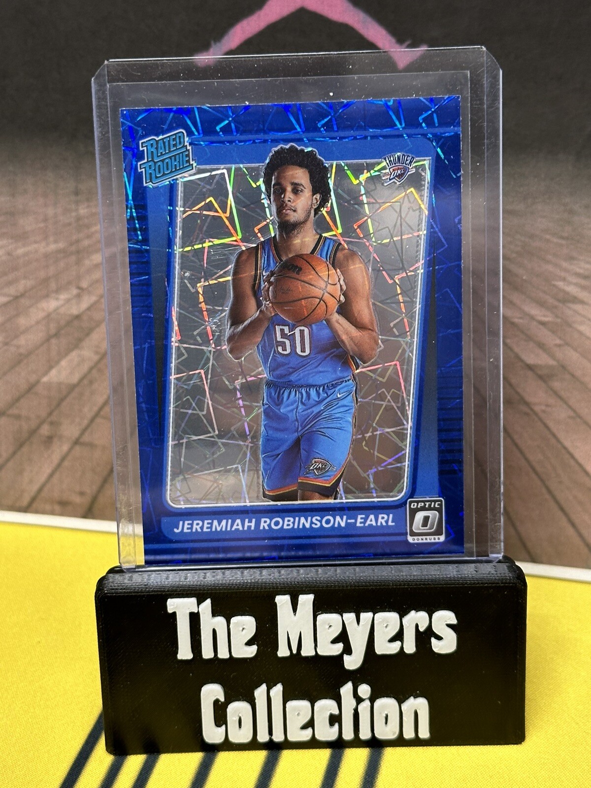 2021-22 Donruss Optic Jeremiah Robinson-Earl Blue Velocity Prizm Rookie #170 RC