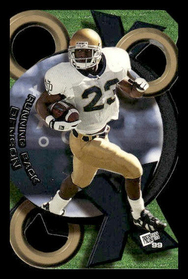 Autry Denson Press Pass X's & O's #XO19 Xs & Os