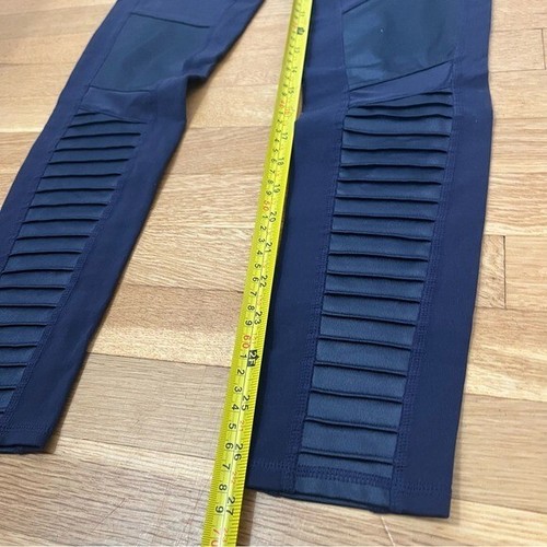 Alo Yoga Moto Leggings Blue M - Picture 14 of 14