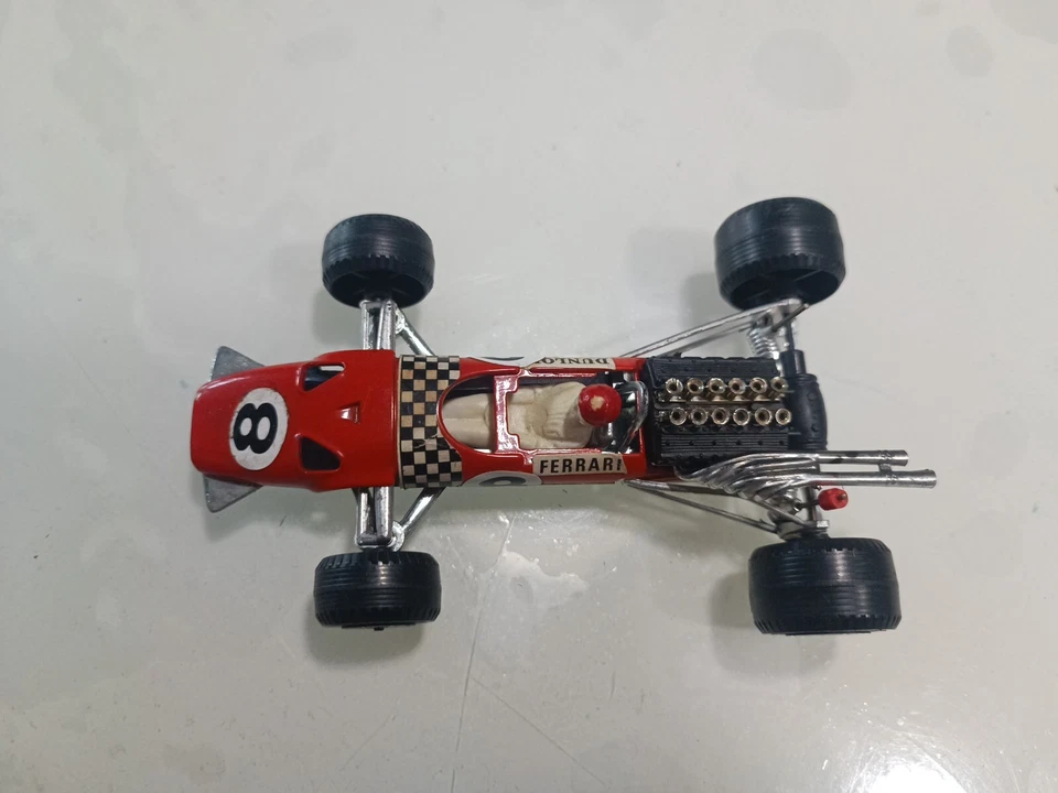 Politoys Ferrari F.1 Scala 1:32 Art F2 Toy Car Vintage Italy ‘70 - Immagine 3 di 4