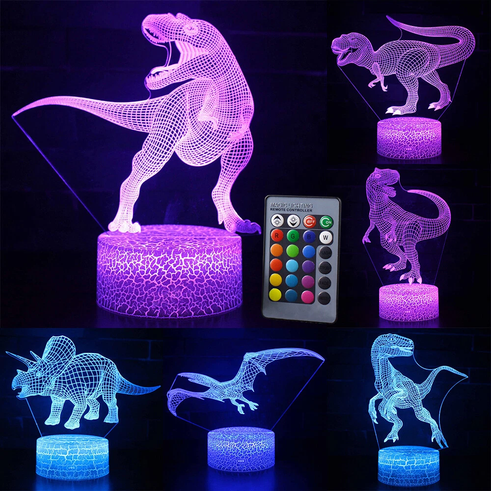 T rex cheap 3d night light