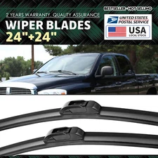 FOR Dodge RAM 3500 02-08 PREMIUM QUALITY SUMMER WINTER WINDSHIELD WIPER BLADES