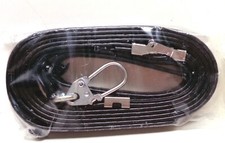 Black Leatherette Snake-Pattern Camera Neck Strap NEW 
