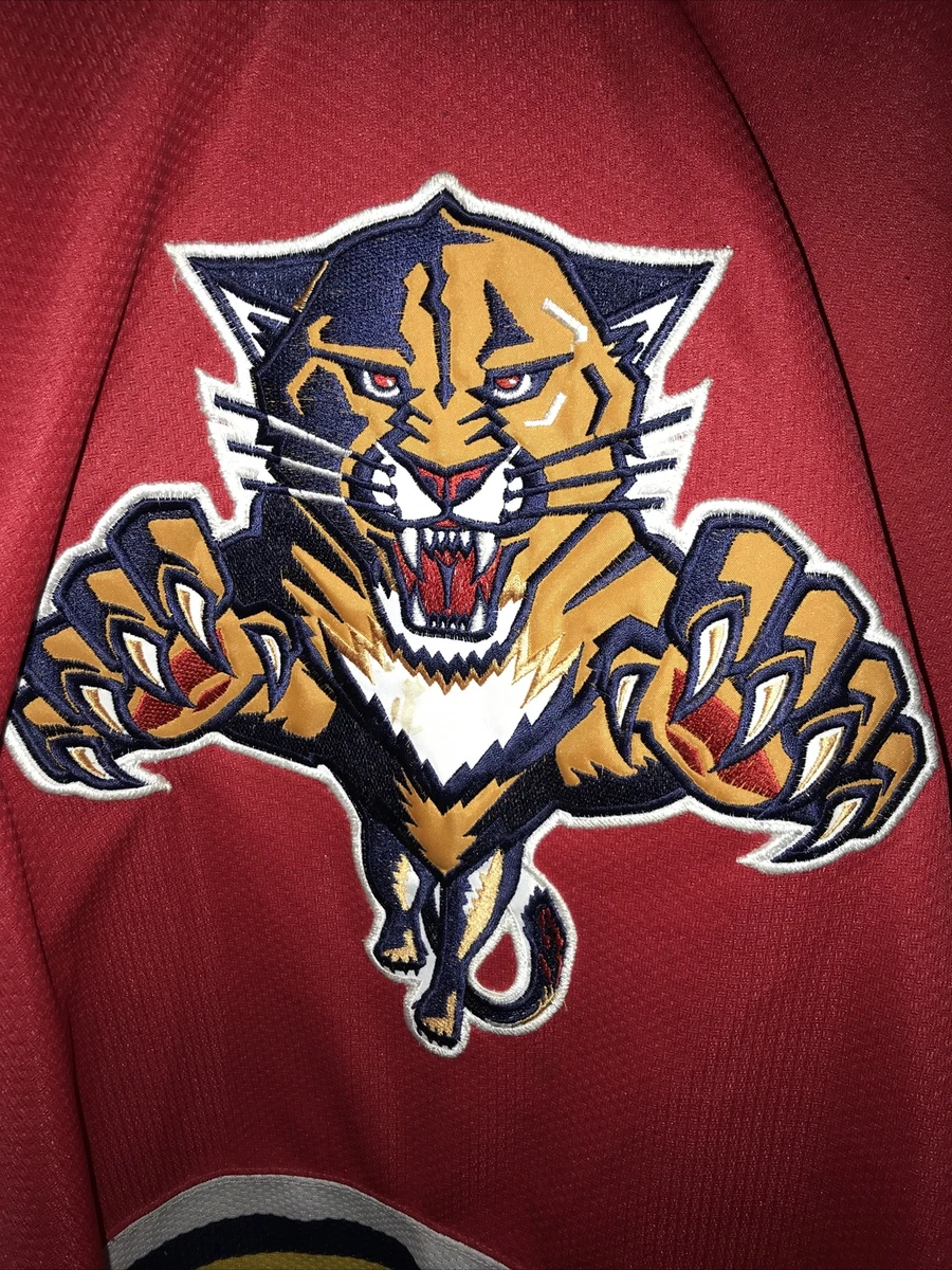 FLORIDA PANTHERS Jersey NHL HOCKEY VINTAGE L/XL STARTER STITCHED Patch Logo