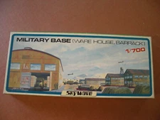 NEW Vintage SkyWave 23 Military Base Barrack 1/700 SW-500 WWII Model Japan